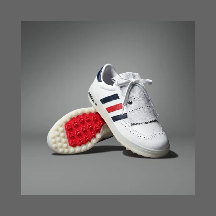 adidas Coursecup Spikeless Golf White Night Indigo Better Scarlet (IH2266)