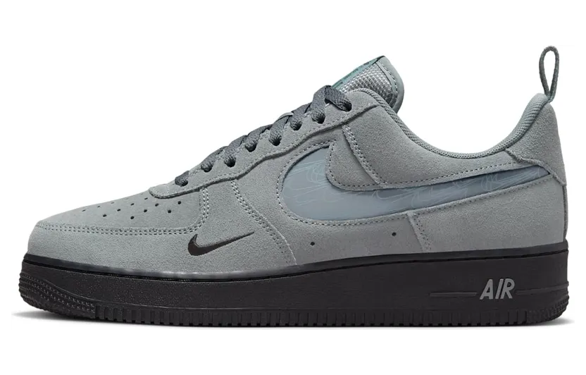Nike Air Force 1 Low ’07 LV8 Reflective Swoosh Cool Grey (DZ4514-002)