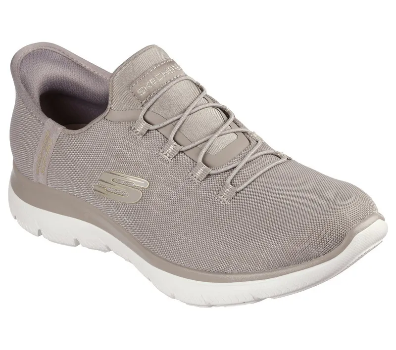 Skechers Slip-ins: Summits – Classy Night Sneaker Taupe/Gold