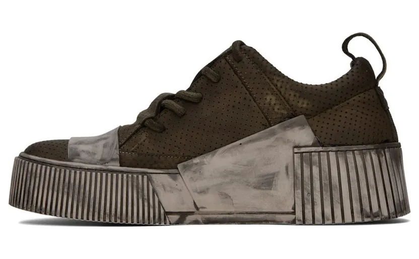 Boris Bidjan Saberi Khaki Bamba 2.1 Sneaker WEHR GRÜN (328-BAMBA 2.1) (3)