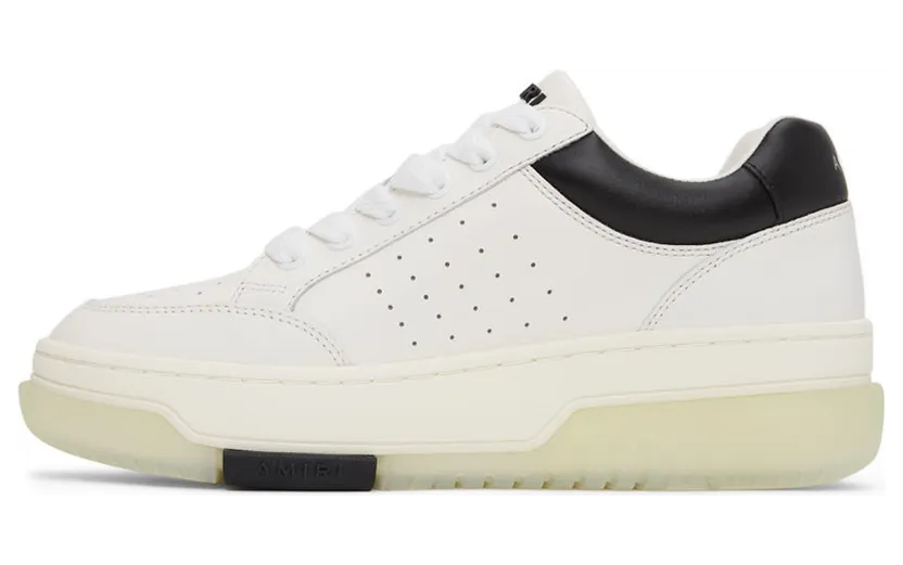 AMIRI White & Black Stadium Low Sneakers (PS22MFS007-111) (3)