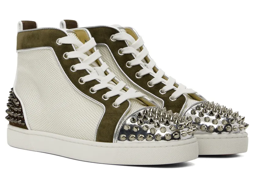 Christian Louboutin Multicolor Lou Spikes 2 Sneakers (3220711) (4)