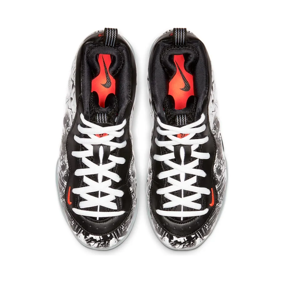 Nike Air Foamposite One Shattered Backboard (PS) Black/White-Total Orange (723946-011)