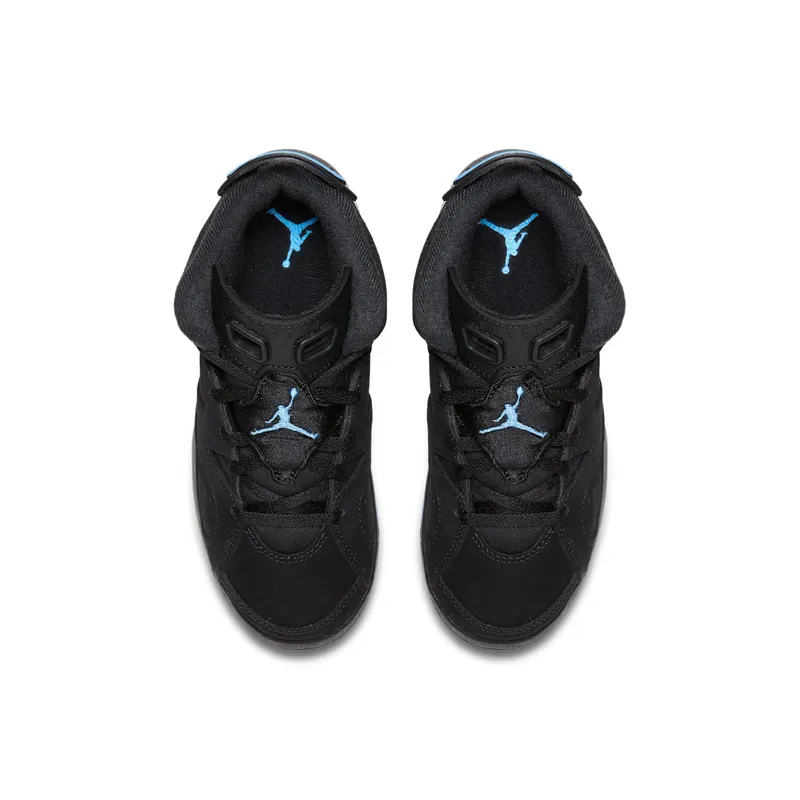 Jordan 6 Retro UNC (PS) Black/University Blue (384666-006)