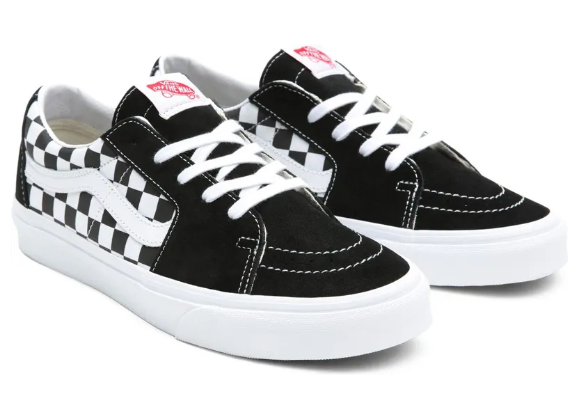 VANS Canvas/suède Sk8-low Schoenen (Zwart)