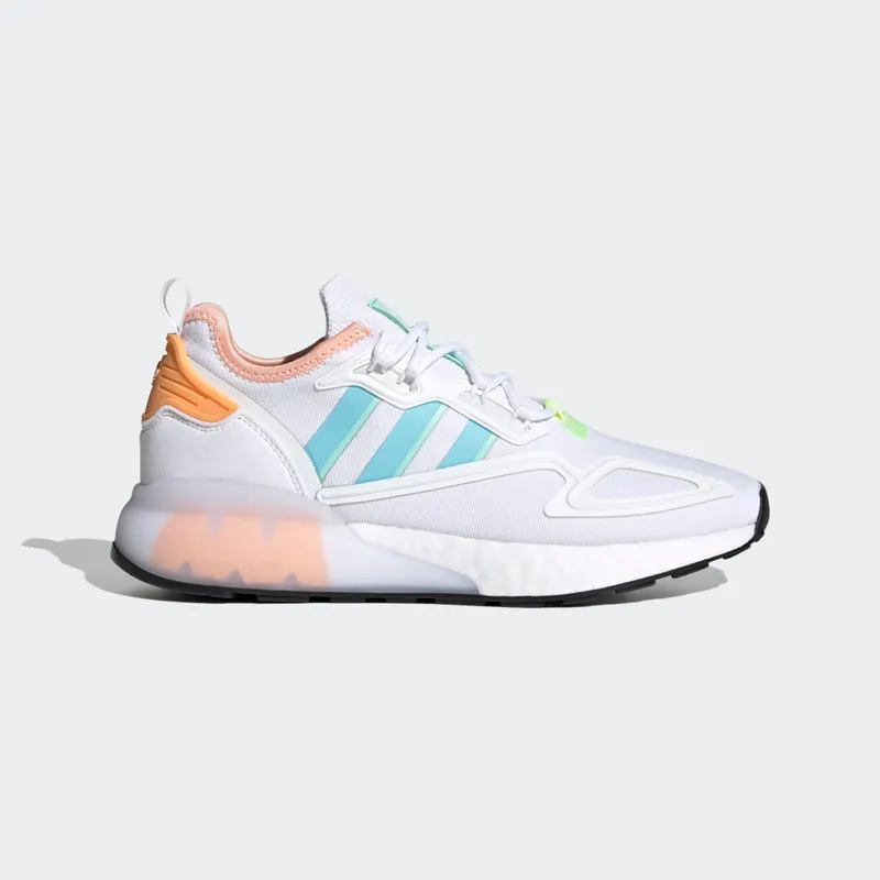 adidas ZX 2K Boost Core White / Hazy Sky / Glow Pink (H06578)