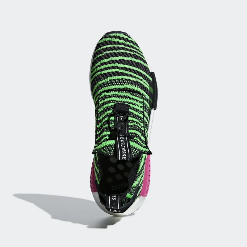adidas NMD TS1 Watermelon Core Black/Shock Lime/Grey (B37628)