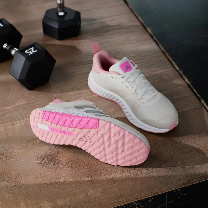 adidas Everyset Trainer Chalk White Iron Metallic Lucid Pink (ID8661)