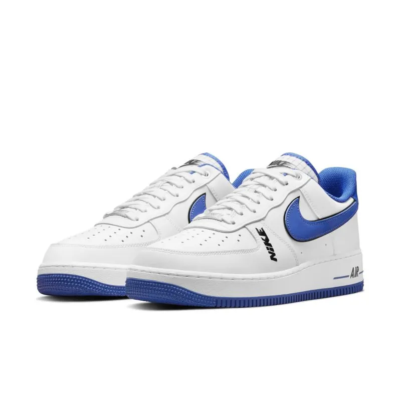 Nike Air Force 1 Low ’07 LV8 Motocross White Royal Blue Black (DC8873-100)