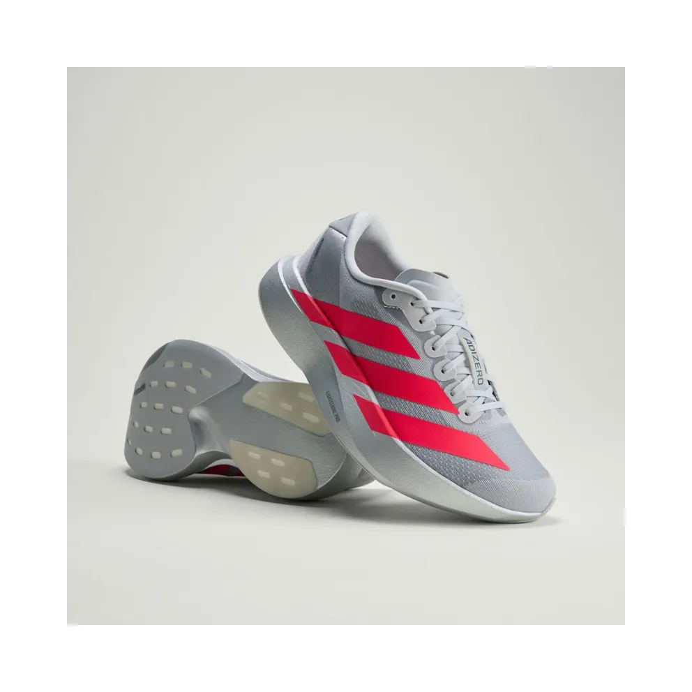 Adidas Adizero EVO SL Silver Metallic / Lucid Red / Iron Metallic (KI3383)