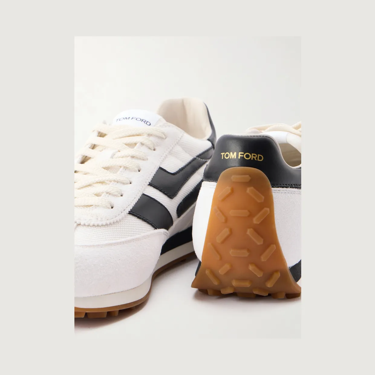 Tom Ford Mick Leather-Trimmed Suede and Mesh Sneakers White (J1511-LCL456N) (5)