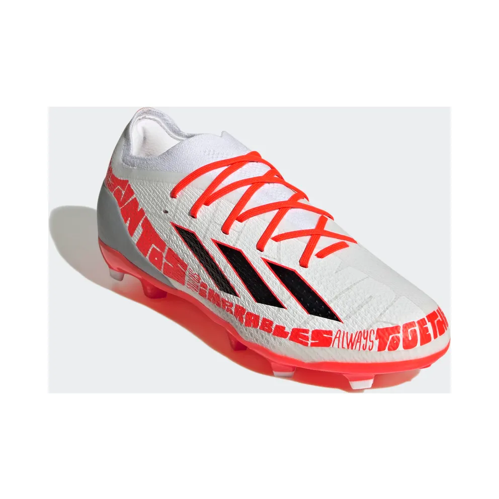 adidas X Speedportal Messi.1 Firm Ground Football Boots Cloud White / Core Black / Solar Red (GW8389)