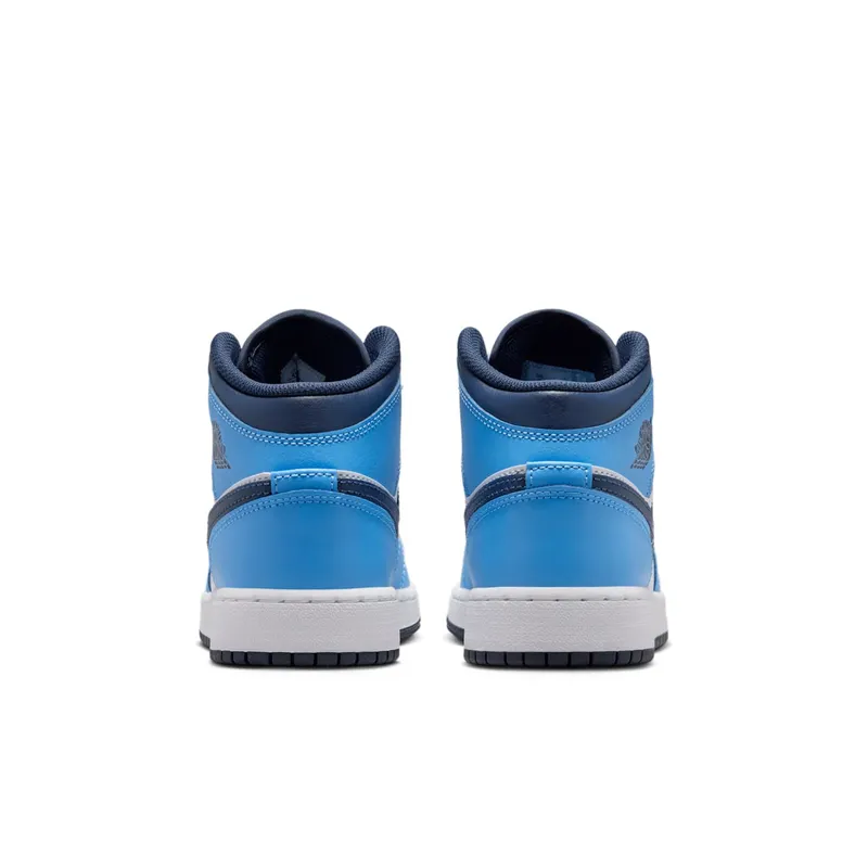 Jordan 1 Mid GS “University Blue Midnight Navy” (DQ8423-405)