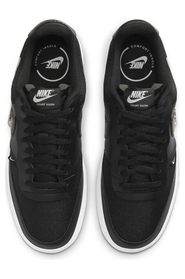 Nike Court Vision Low Premium Zwart (DJ1974-001)