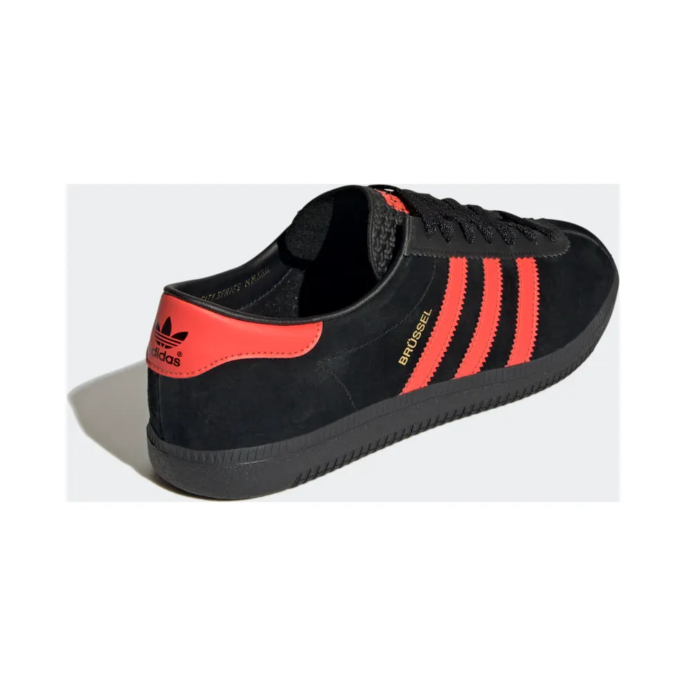 Adidas Brussels Core Black / Bright Red / Gold Metallic (GZ2044)