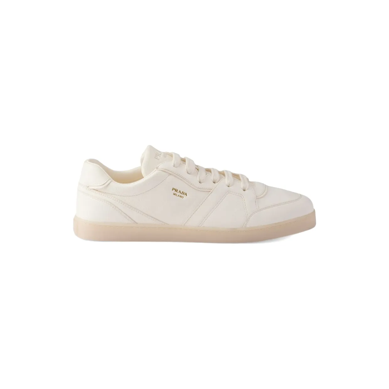 Prada Leather Sneakers Ivory (2EE442_013_F0304)
