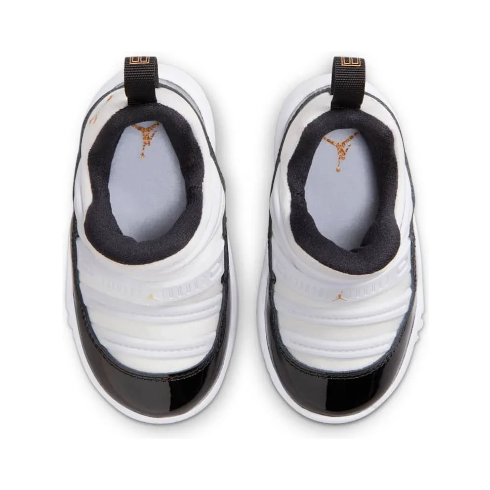 Jordan 11 Retro Little Flex White Black Metallic Gold (BQ7102-170)