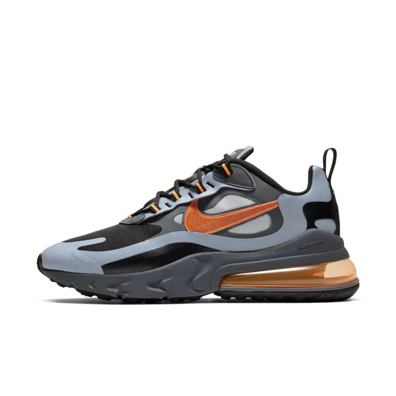 Nike Air Max 270 React Winter Wolf Grey Total Orange Wolf Grey/Black-Dark Grey-Total Orange (CD2049-006)