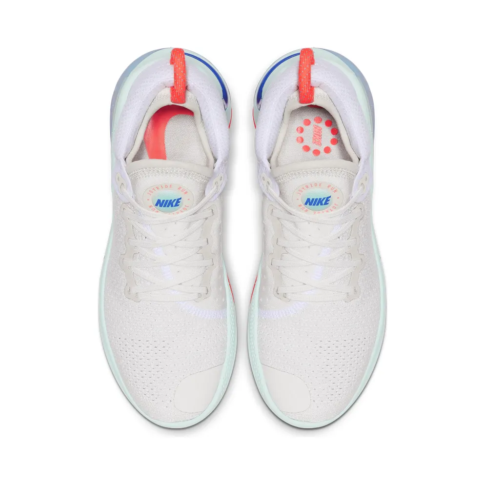 Nike Joyride Run Flyknit White Bright Mango Racer Blue (W) White/Platinum Tint-Bright Mango-Racer Blue (AQ2731-100)