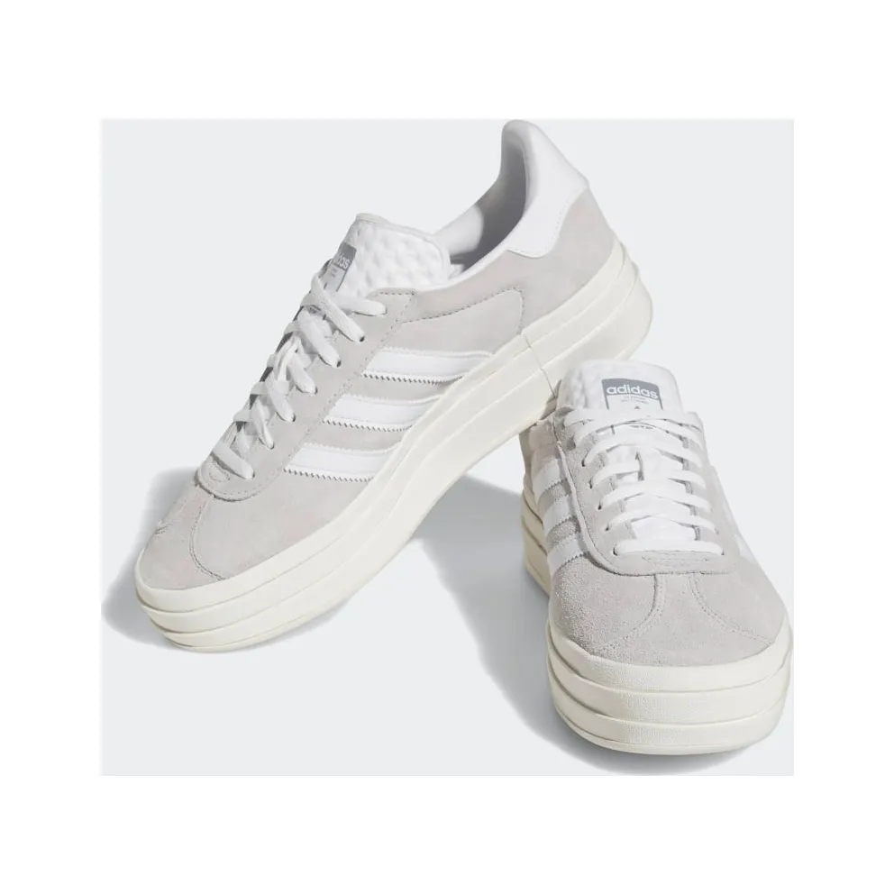 Adidas Gazelle Bold Grey Two / Cloud White / Core White (HQ6893)