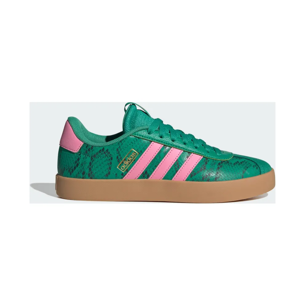 adidas VL Court 3.0 Court Green Bliss Pink Snakeskin (JR8668)