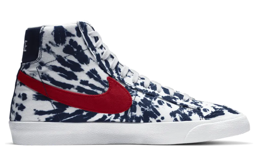 Nike Blazer Mid ’77 Vintage ‘Blue Tie-Dye’ University Red/Blue Void/White (CZ7874-600)