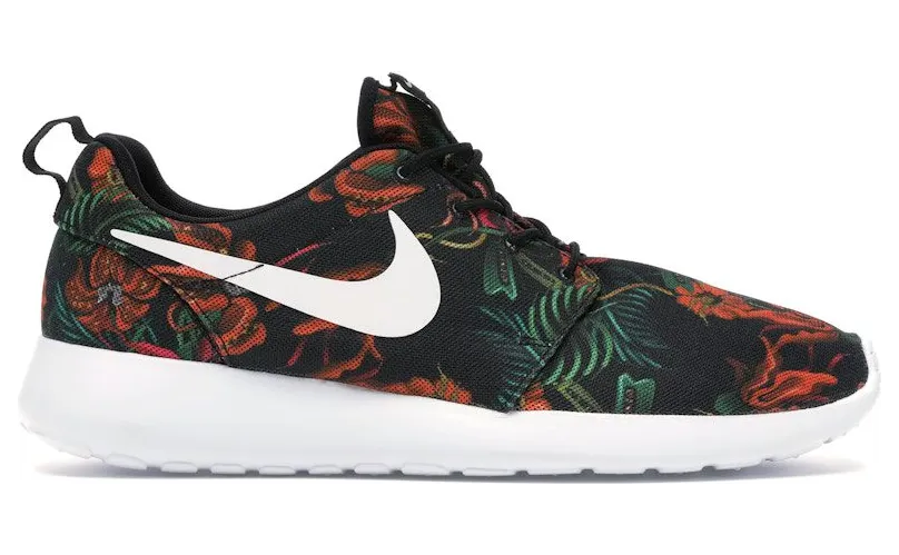 Nike Roshe Run Floral Print Total Orange (655206-810)
