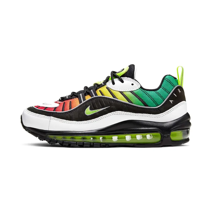 Nike Air Max 98 NXN Olivia Kim “Black / White / Dynamic Yellow / Volt” (CK3309-001)