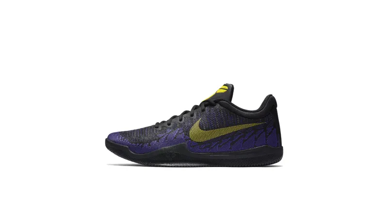 Nike Mamba Rage Lakers Away Black/Court Purple-Tour Yellow (908972-024)