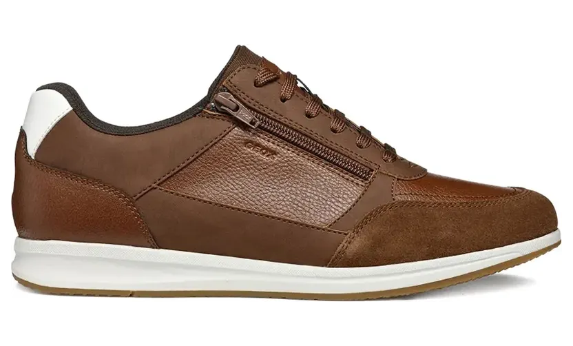 Geox Avery Sneakers mit Reißverschluss – Braun (U55H5A0EKBU)