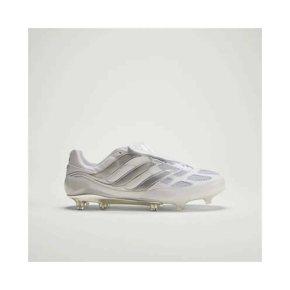 adidas Predator Precision FG White Silver Metallic Made in Germany (JS0571)