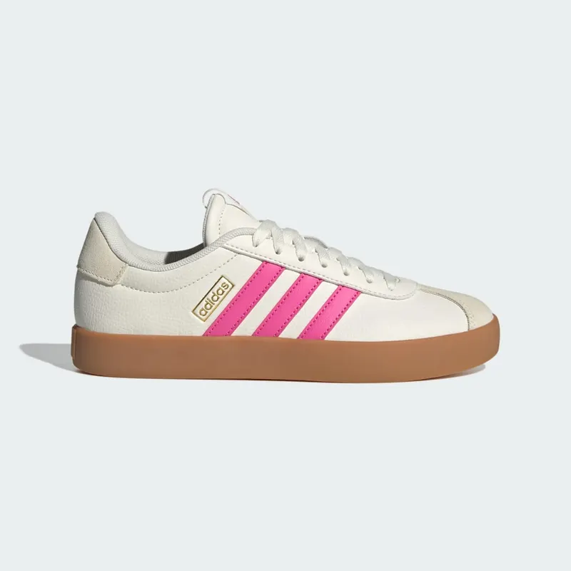 Adidas VL Court 3.0 Core White / Pulse Magenta / Gold Metallic (JP5347)