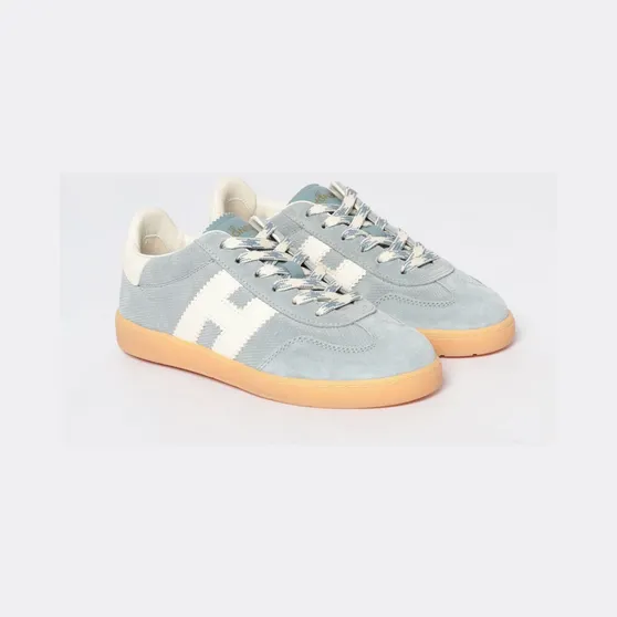 Hogan Cool Embossed Suede Sneakers Blue (HXW6470FB60UWX0RVL)