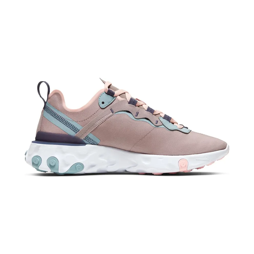 Nike React Element 55 Pumice Sanded Purple (W) Pumice/Sanded Purple-Ocean Cube-Echo Pink (CK0834-200)