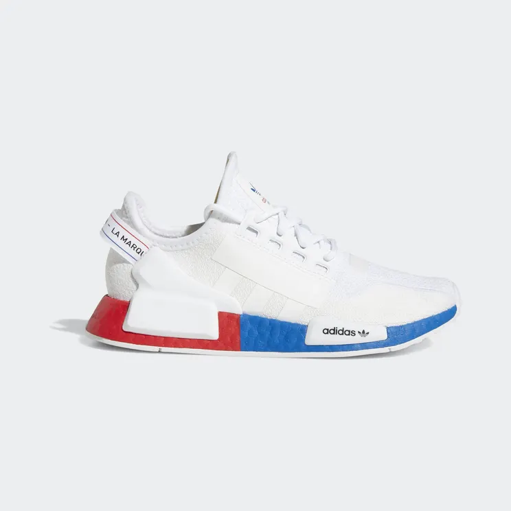 adidas NMD R1 V2 White Red Blue (GS)