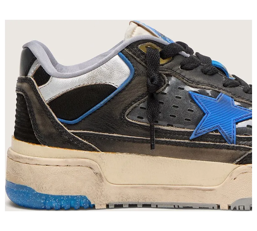 Golden Goose Forty2 In Black Foam Rubber And Leather With Tpu Star And Black Leather Heel Tab (GWF00630.F007959.90509) (4)