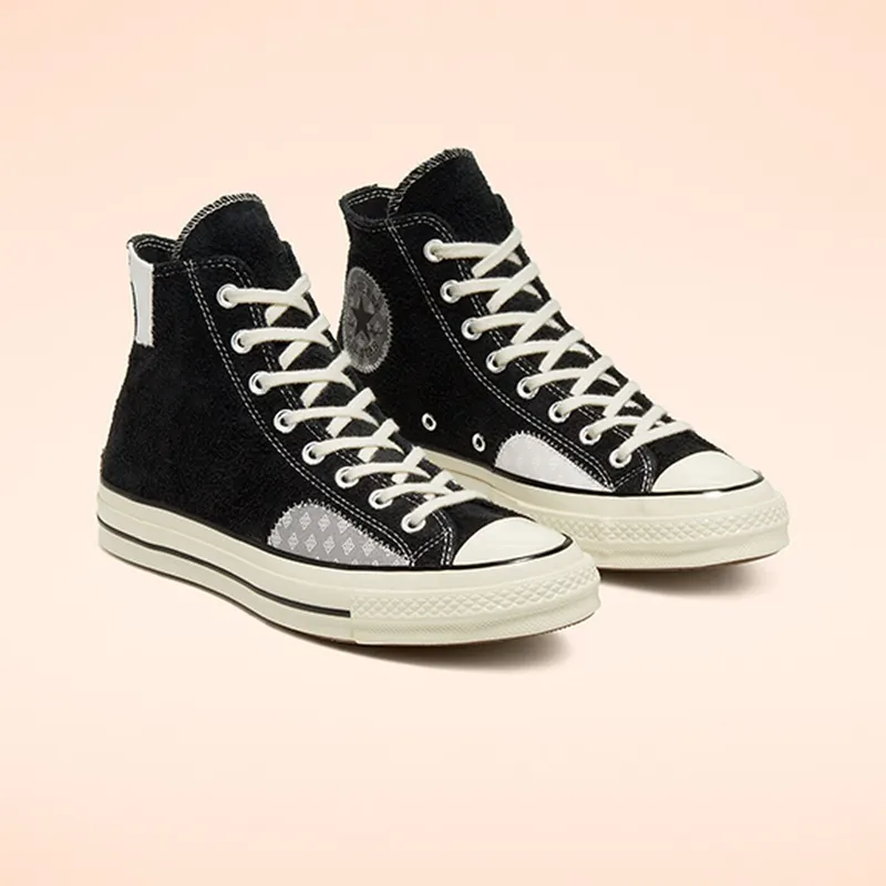Converse Chuck 70 Hi Twisted Prep Black Mouse Black/Mouse/Egret (166855C)