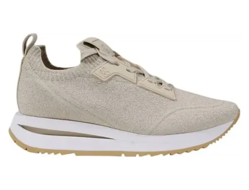 Guess – Beige Polyester Sneaker voor vrouwen – Dames – Schoenen – Beige (FLPEST-FAB12-BEIGE)