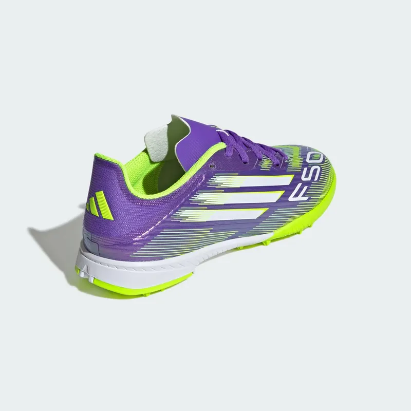 adidas F50 League TF Purple Rush Cloud White Lucid Lemon (JI0000)