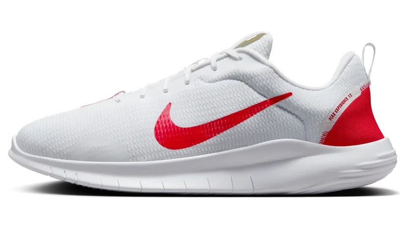 Nike Flex Experience Run 12 White University Red (DV0740-102)