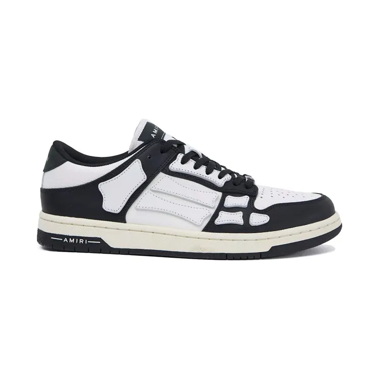 AMIRI Skel Top Low Black White (MFS003-004)