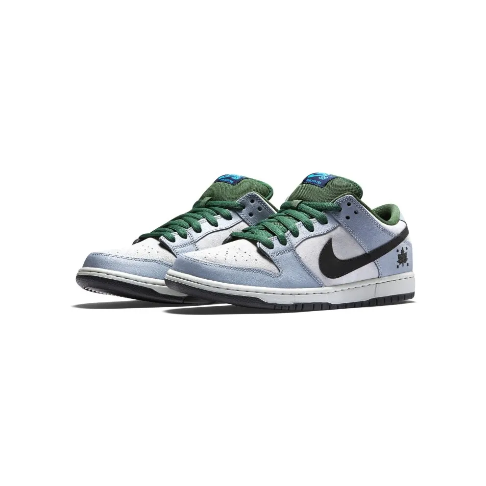 Nike Dunk SB Low Maple Leaf Central Park Dove Grey/Black-Gorge Green (313170-021)