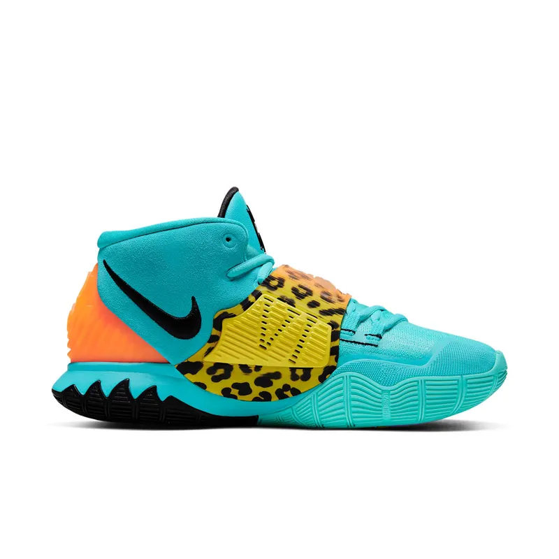 Nike Kyrie 6 Oracle Aqua Oracle Aqua/Black-Opti Yellow-Total Orange (BQ4630-300)