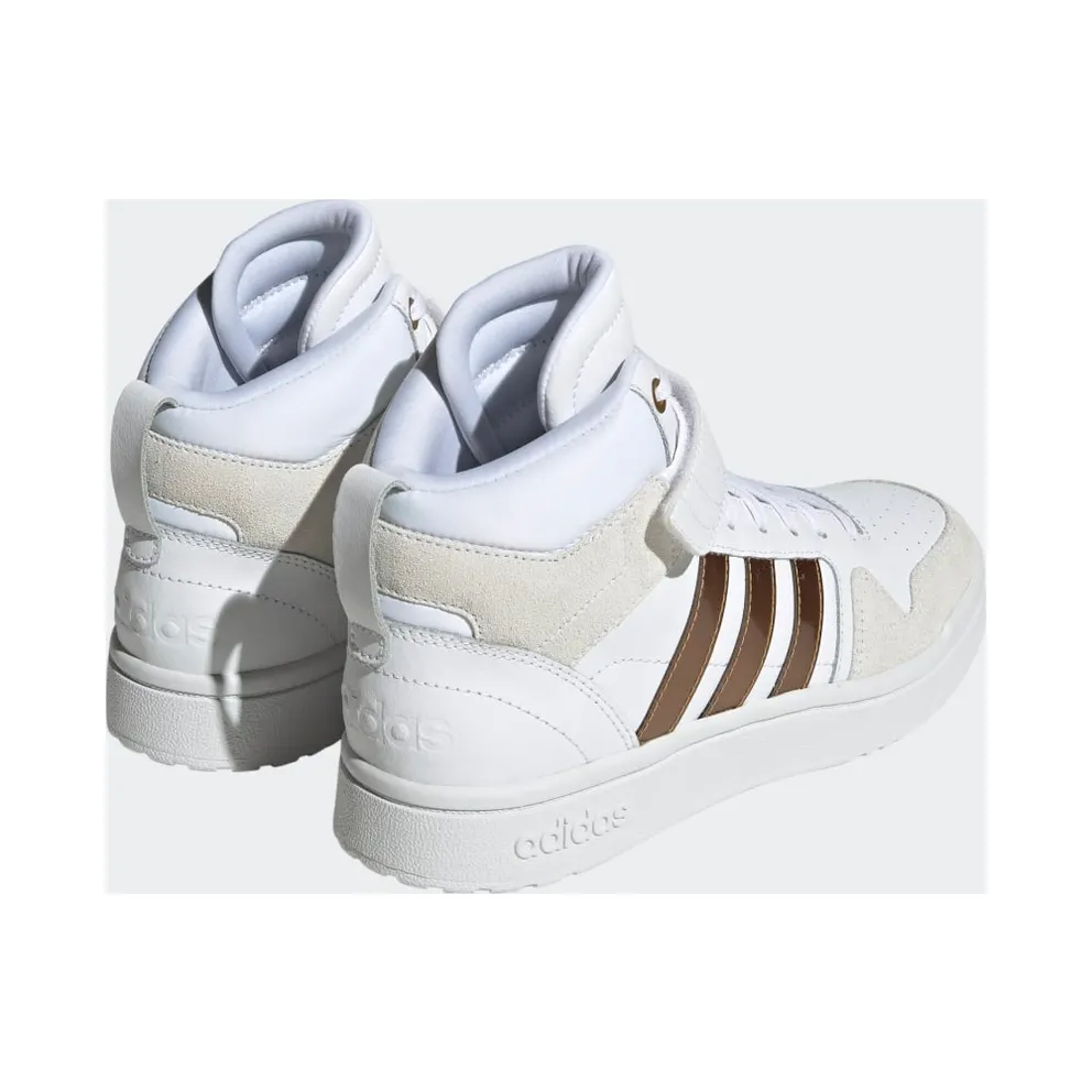 Adidas Postmove Mid Cloudfoam Super Lifestyle Basketball Classic Cloud White / Cloud White / Matte Gold (H06137)