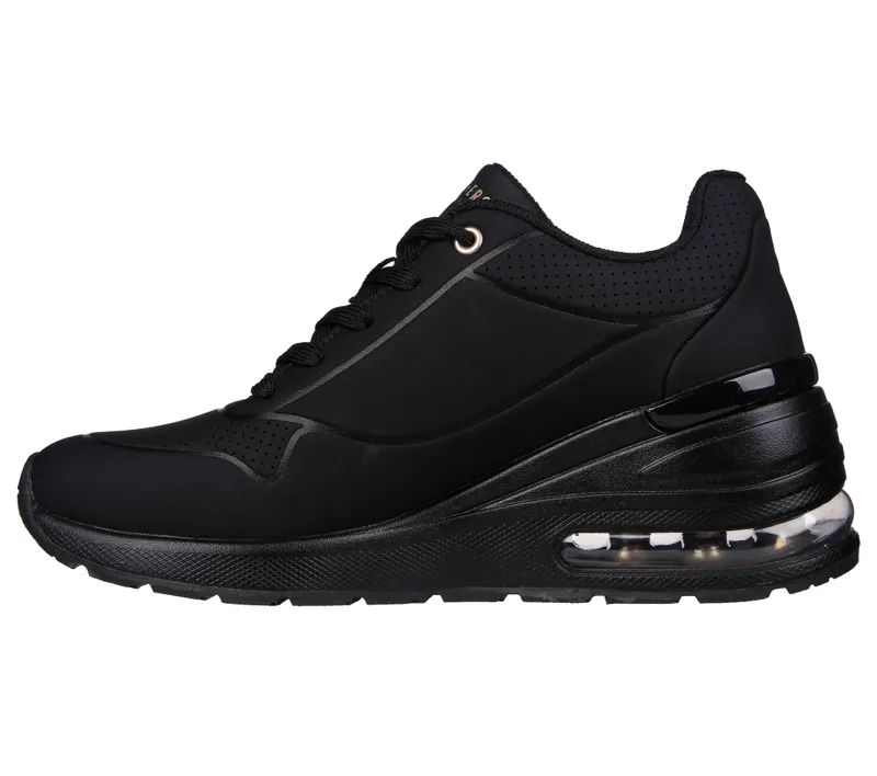 Skechers Million Air – Elevated Air – Black – “Black” (155401 BBK)