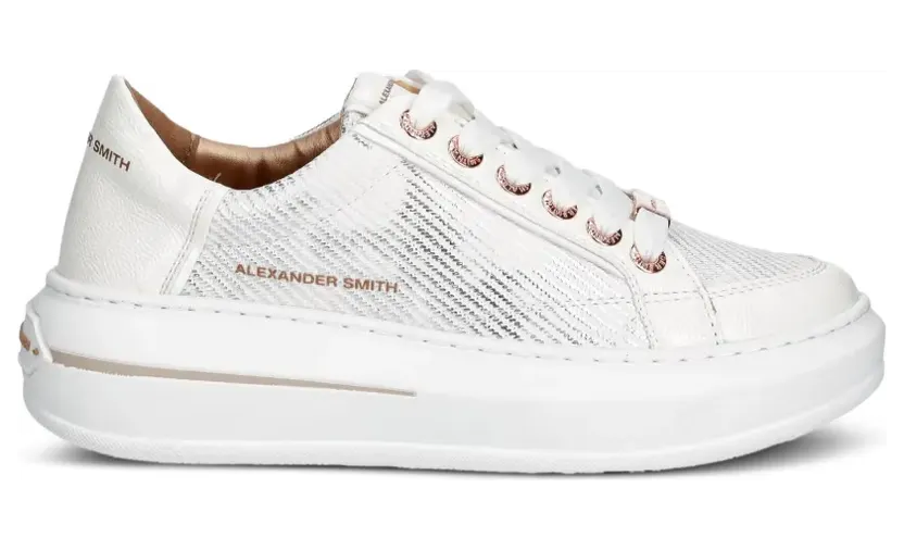 Alexander Smith Lancaster logo-plaque sneakers – Wit (ASBDLSW1847)