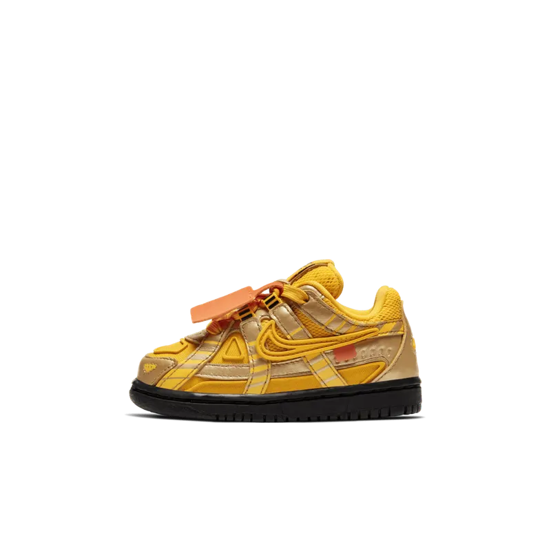 Nike Air Rubber Dunk Off-White University Gold (TD) University Gold/University Gold-Black (CW7444-700)