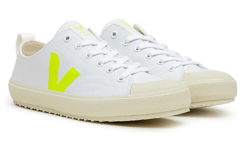 Veja Nova Canvas White Jaune Fluo (NA012282B)