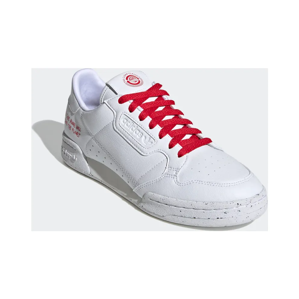 adidas Continental 80 Clean Classics White Scarlet Cloud White/Cloud White/Scarlet (FU9787)