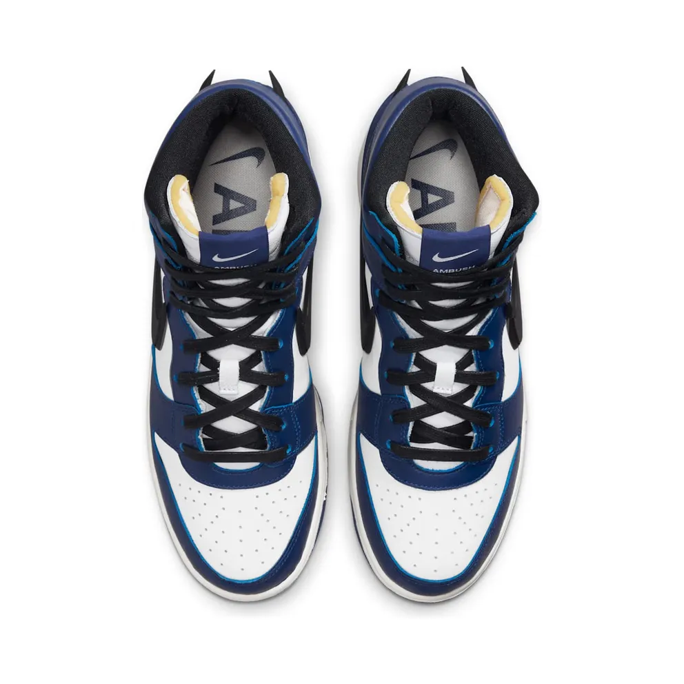 Nike x Ambush Dunk High Deep Royal Blue (2021) – “Deep Royal Blue / White / Pale Ivory / Black” (CU7544-400)